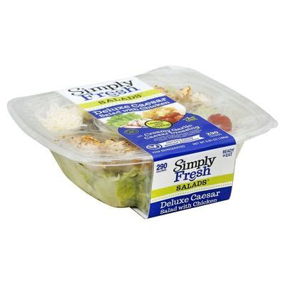 Simply Fresh Salad with Chicken, Deluxe Caesar - Instacart