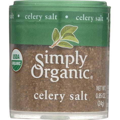 Simply Organic Celery Salt - Organic - .85 oz - Case of 6