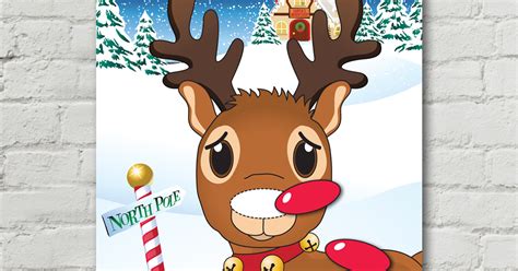 SimplyEverydayMe Pin the Nose on the Reindeer Game...