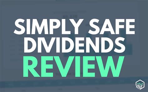 Simply Safe Dividends provides a monthly ne