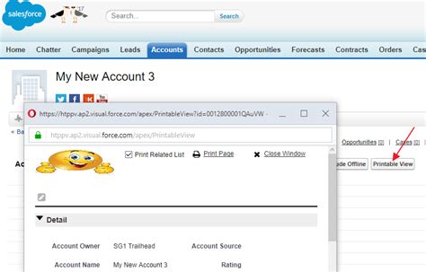 Simplysfdc App Salesforce Printable View from a Record in Lightning