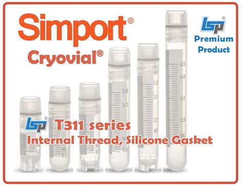 Simport T311-3 Cryovial Vials - wilburnmedicalusa.com