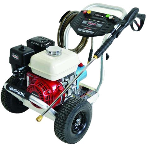 3200 PSI GAS PRESSURE WASHER. RY80588VNM. Spend less time cleaning and have more time to enjoy your home with the RYOBI 3200 PSI Pressure Washer. With a powerful 212cc gasoline engine, it delivers 3200 PSI of force for quick cleaning of decks, driveways, windows and other areas around the house. A durable and compact roll-cage frame …