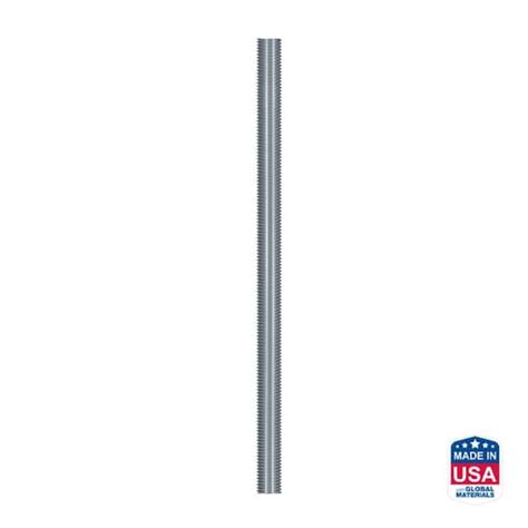 Simpson Strong-Tie ATR 1 in. x 18 in. Zinc-Plated All-Thread Rod ...