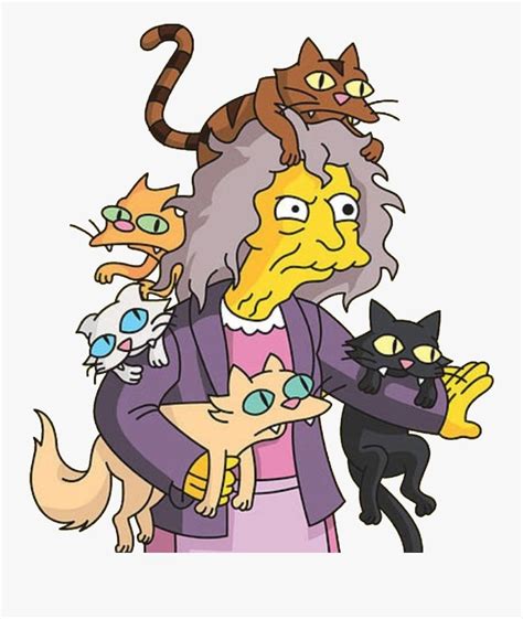 Simpsons Cat Lady - Etsy