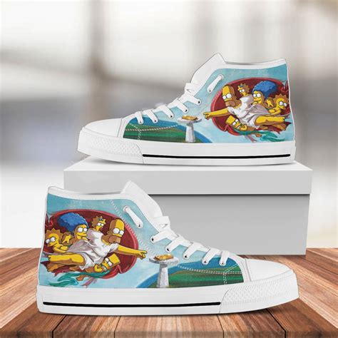 Simpsons Custom Shoe - Etsy Sweden