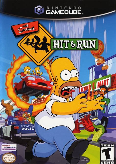 Simpsons Hit and Run Gamecube Game
