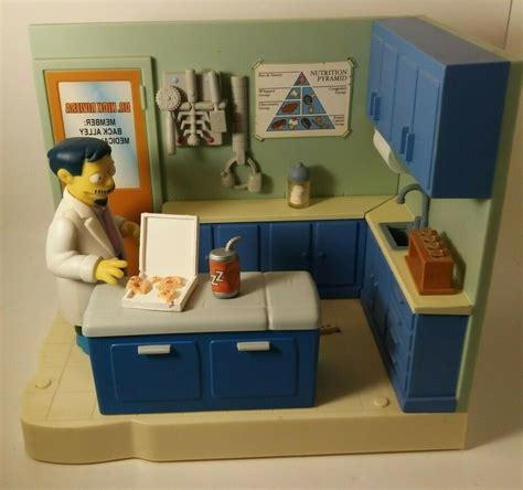 Simpsons World of Springfield Playset Doctor Hospital Waiting