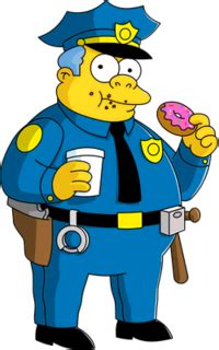 Simpsons cops names.  Chief Clancy Wiggum is a fictional character from the anim...