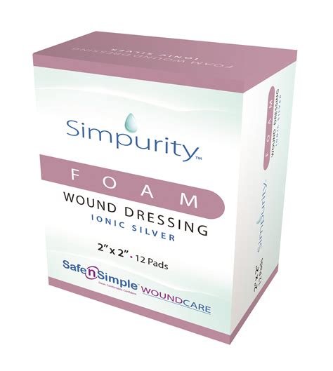 Simpurity™ Foam Dressing - Ionic Silver WoundSource