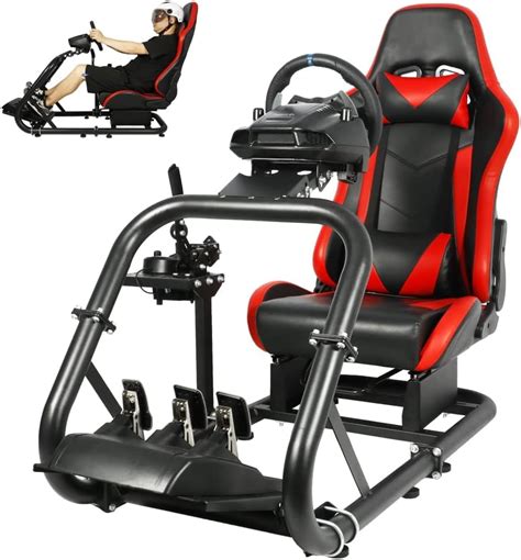 Simracing cockpit.  Dardoo Racing Simulator Cockpit Sim Racing Cockpit Fit for Logi...