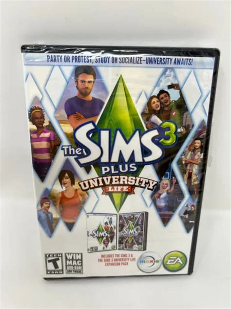 Sims 3 Plus University Life (Windows/Mac, 2013) Full Game with …