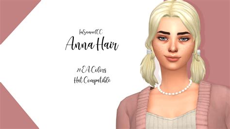 Sims 4 Anna Hair The Sims Book