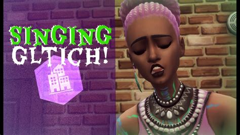 Sims 4 City Living - Singing Skill Creepy Glitch! 💀 - YouTube