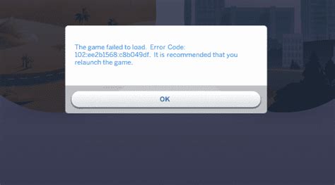 Sims 4 Error Screen BEST GAMES WALKTHROUGH