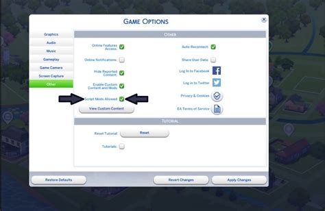 Sims 4 How To Enable Script Mods