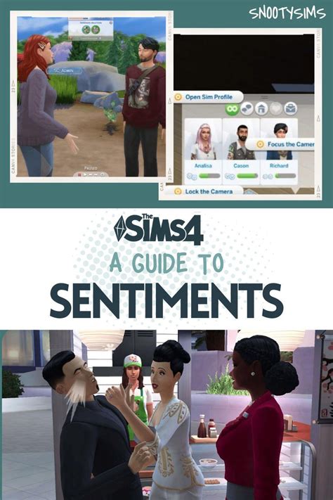 Sims 4 Sentiments: A Full Guide on How They Work - SNOOTYSIMS