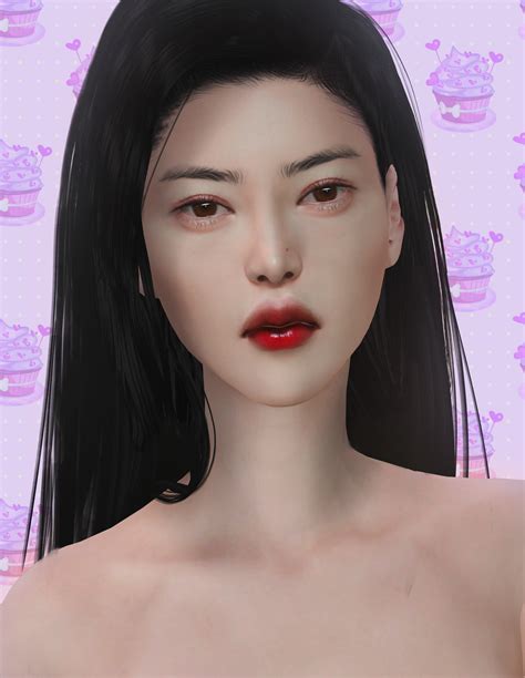 Flower Skin Overlay FEMALE. Sims 4 / Skintones. By Pr