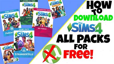 Sims 4 free packs. Dhuʻl-H. 17, 1444 AH ... For Mac, you're gonna want to download a DLC unlocker. It gives you the link to it. I have mine on the home screen. So what you want to do is ... 