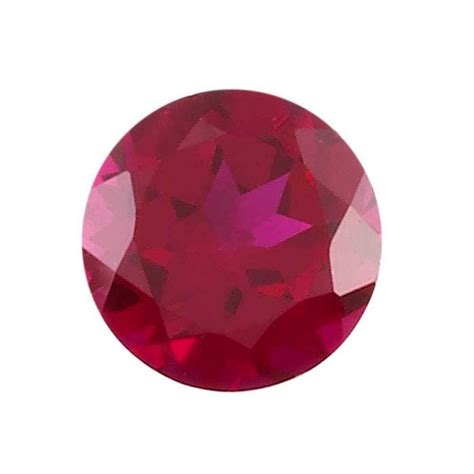 Simulated Garnet Round Faceted Gemstones - RioGrande