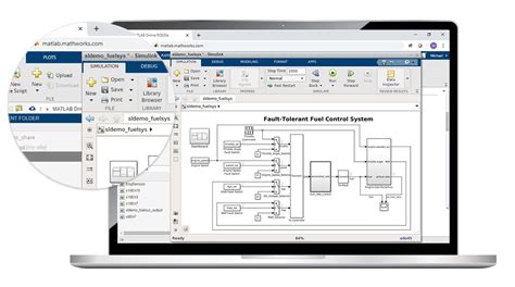 Simulink online.  Mit Simulink Online k&ouml;nnen Sie Ihre Modelle &uuml;b...