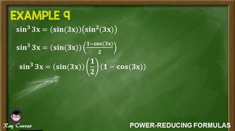 Sin reduction formula.  Use any of the three power-reducing formulas to evaluate the following ...