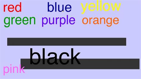 Sing Along to Learn to Spell the Color Words YouTube