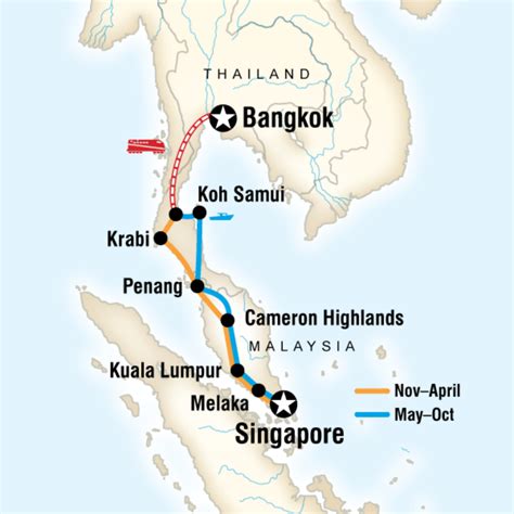  Singapore to Bangkok (or vice versa) by Eastern & Orie