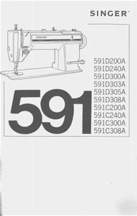 Singer 591d300ad industrial sewing machine manuals. - Haynes repair manual for 2001 subaru outback 60 vdc.