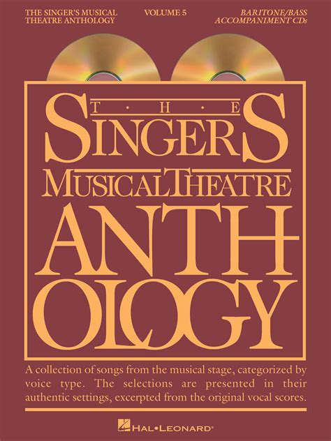 Singer s Musical Theatre Anthology Volume 5 Baritone Bass Book