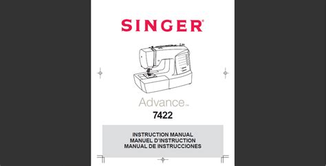 Singer sewing machine advance 7422 manual. - Sanyo plc xw20 sw20 service manual.