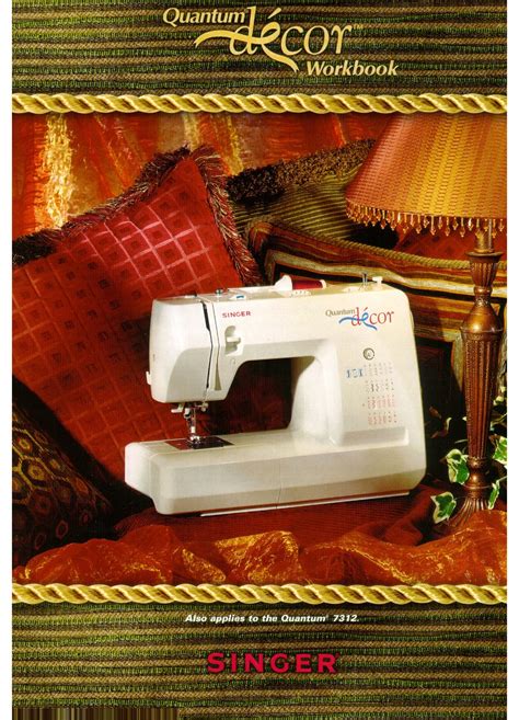Singer sewing machine manuals quantum decor. - Manuale del condizionatore d'aria portatile lg 11000 btu.