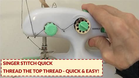 Singer stitch quick + threading instructions. SINGER Stitch Quick + Portable Cordless Mending Machine Bundles (Two Thread Sitch Quick + & Bundle) Visit the SINGER Store. 3.7 3.7 out of 5 stars 1,920 ratings. ... Threading Steps. Magicfly . Videos for related products. 1:39 . Click to play video. How to thread? COLORO . Videos for related products. 4:22 . 