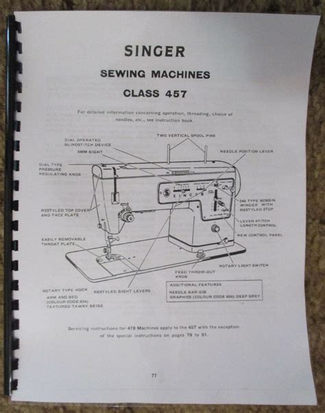 Singer stylist 457 manuel d'utilisation en zigzag. - The best college student survival guide ever written by dr deign.