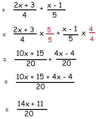 Single Fraction in Simplest Form