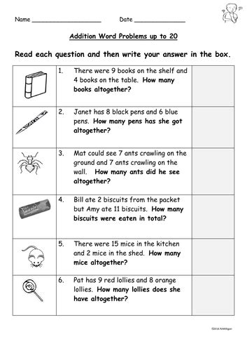 Single Step Word Problems Addition And Subtraction Letter Words Unleashed