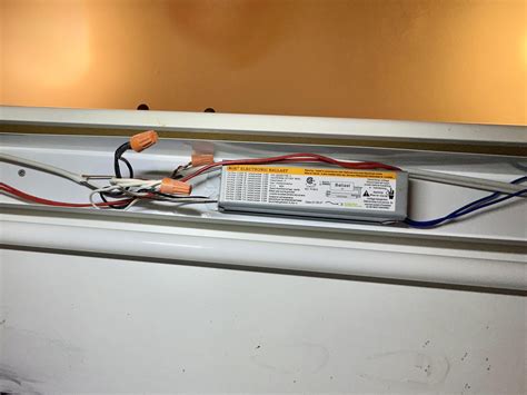 Single pin fluorescent light ballast. 5-1.  Max.  Easy Ballast Bypass I...