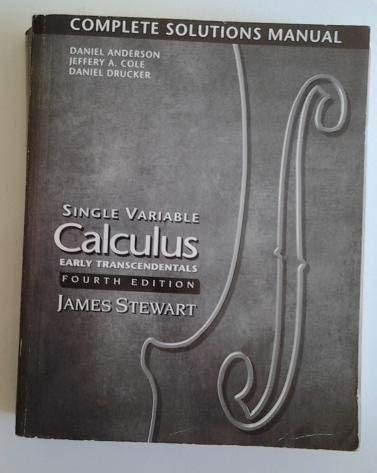 Single variable calculus stewart solutions manual. - Mosby s emergency department patient teaching guides 1e.