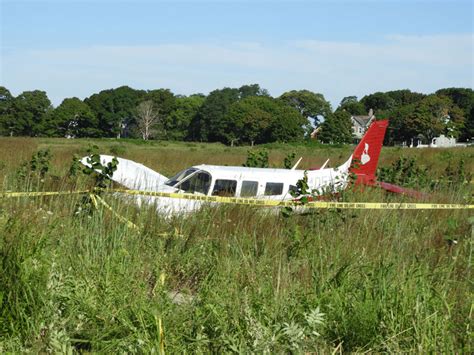 Single-engine plane crashes while landing at Martha’s Vineyard Airport