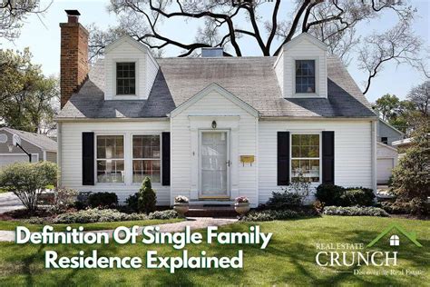 Single-family residence Definition: 879 Samples Law Insider