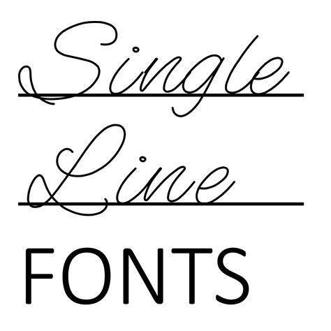 SingleLine Font