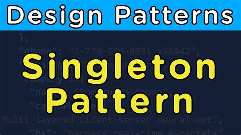 Singleton Design Pattern C YouTube