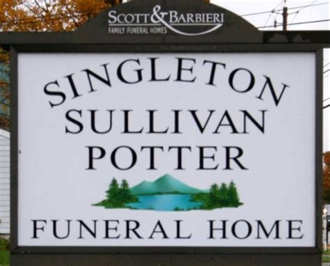 Singleton funeral home obits.  It is a time Singleton Sullivan Potter Funeral Home Th...