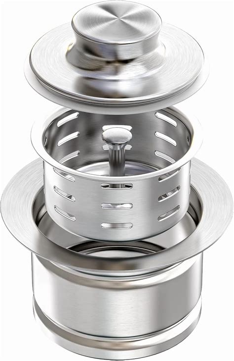Sink strainer and garbage disposal flange combo.  This standard height d...