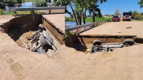 Sinkhole swallows Jeep whole in Weld County