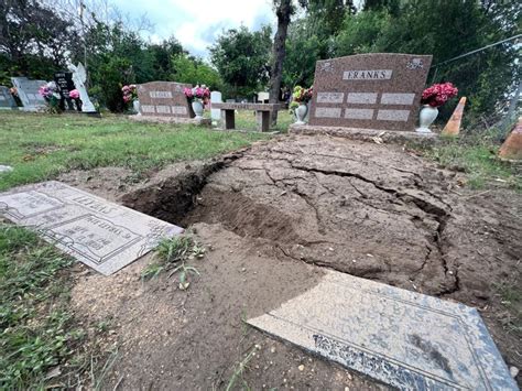 Sinking graves, missing headstone highlight lack of cemetery regulation