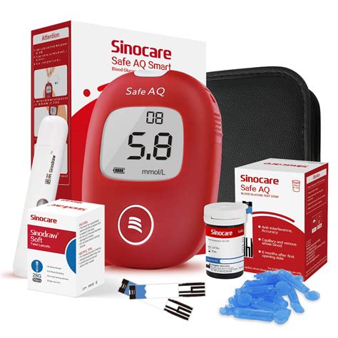 Glucómetro Sinocare Safe AQ Voice. El aparato para medir azúcar en san