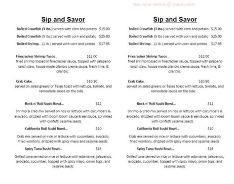 Sip & Savor Restaurant and Catering Contact information, map and directions, contact form, opening hours, services, ratings, photos, videos and announcements from Sip & Savor Restaurant and Catering, Bartending service, 714 W. LaSalle Street, Ville Platte, LA.. 