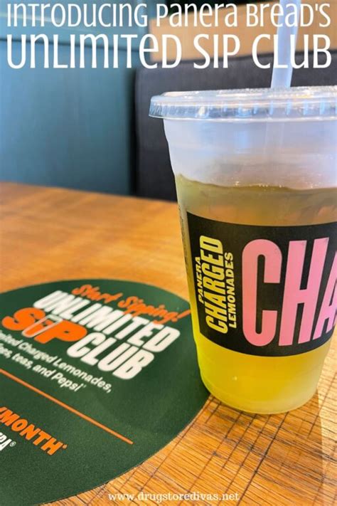 Sip club. Panera's New Unlimited Sip Club Will Get You Never-Ending Beverages It's the perfect way to test out the chain's new Charged Lemonade. By Megan Schaltegger. Published on 4/19/2022 at 6:00 AM. 