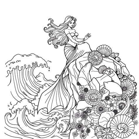 Siren Coloring